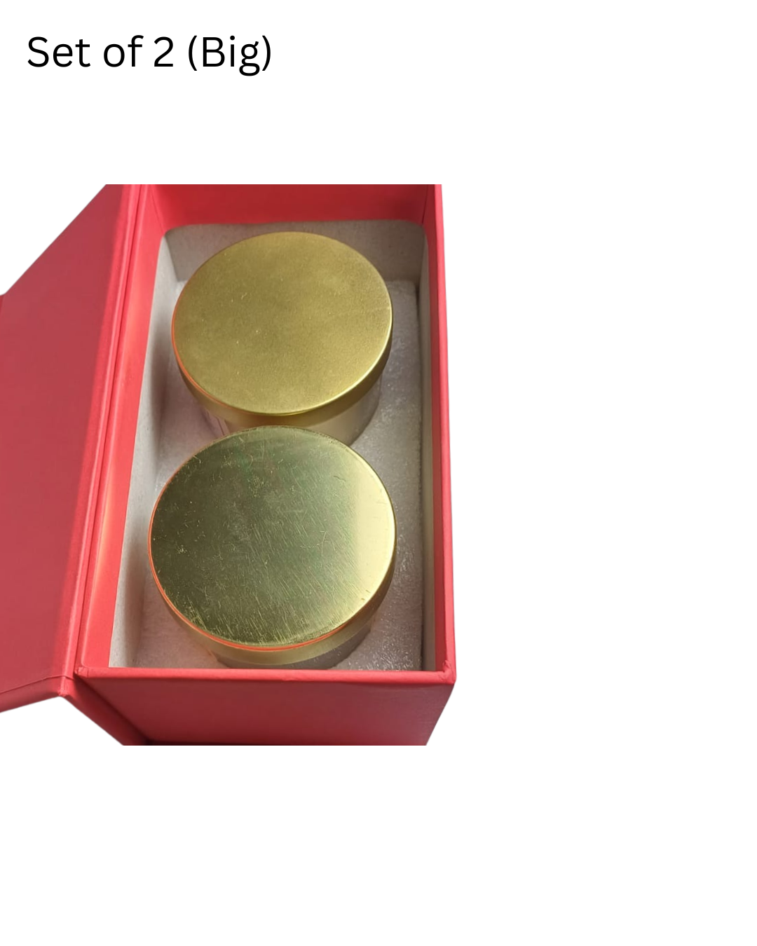 Elegant Red Gift Box | Set of 2\4 (RawEssence-Big Jar)